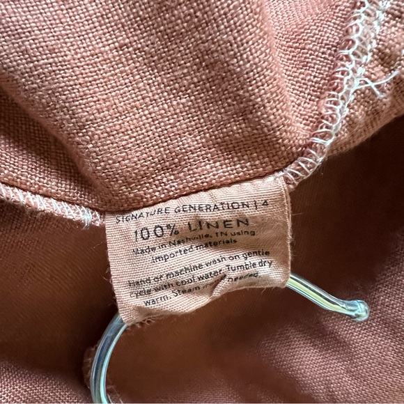 Elizabeth Suzann Linen Clyde Trench - Terra-ish - Picture 5 of 14